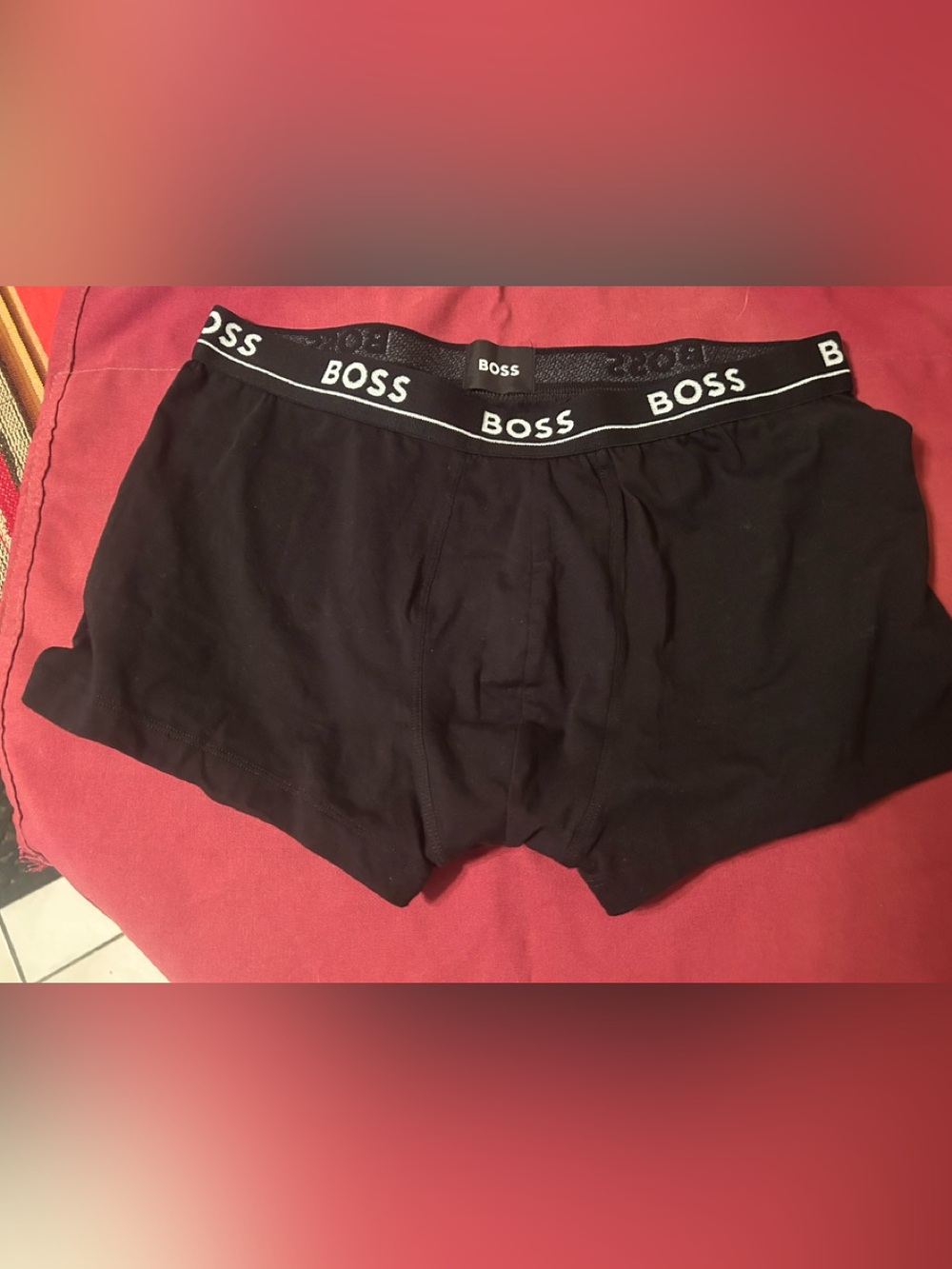 Men’s Boss Power Stretch Black Boxer Briefs X Large